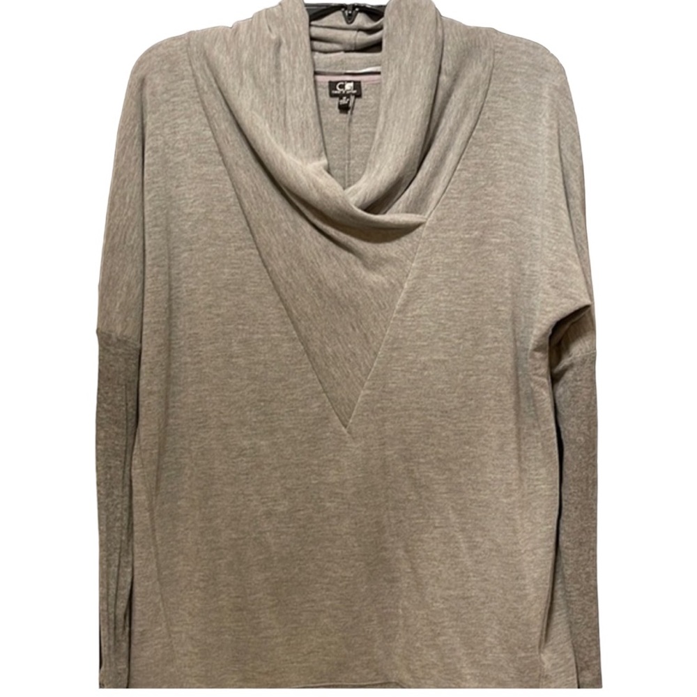 Cable and Gauge Grey Turtleneck Pullover‎ Classic Size Medium